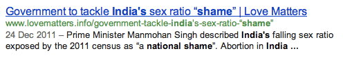 nat shame falling sex ratio
