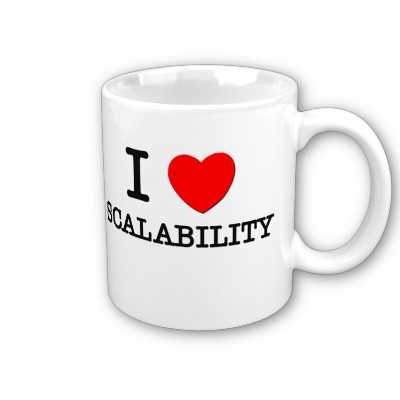 i love scalability mug