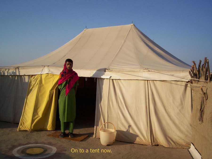 the tent accomodation at Shaam e Sarhad Hodka